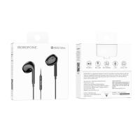 Наушники проводные внутриканальные Borofone BM80 Max, Jack 3.5mm, черный