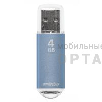 Флешка USB 4GB Smartbuy  V-Cut  синий