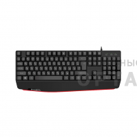 Проводная клавиатура Defender Atom HB-546 RU,черный,104+FN,1.8м, черный (1/20)