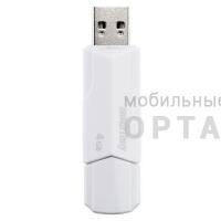 Флешка USB 4GB Smartbuy  Clue  белый