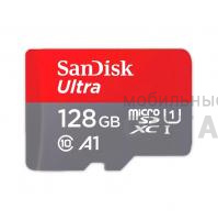 Карта памяти 128 Гб MicroSD SanDisk Class 10 Ultra UHS-I A 1 (140 Mb/s) без адаптера Карта памяти 128 Гб MicroSD SanDisk Class 10 Ultra UHS-I A 1 (140 Mb/s) без адаптера