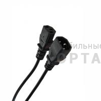 Кабель монитор - компьютер (UPS -> устройство) 220V {IEC-320-C13/C14} 3,0м, Telecom  <TP020-3.0-BK> (1/50)